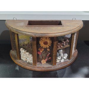 VTG Handcrafted Wooden Pencil/Pen Desktop Holder hanging decor